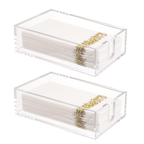 2 Pack 0.12 Thickness Clear Napkin Holder