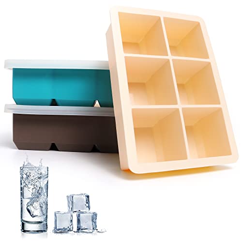 Silicone Ice Cube Trays (Brown)