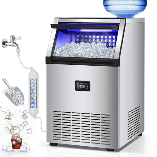 Commercial Ice Maker Machine (Clear Ice Cubes - 175LBS/24H)