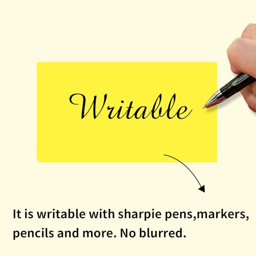Colored Labels Stickers 3 x 2 Inch (Yellow / 2*3 inch)