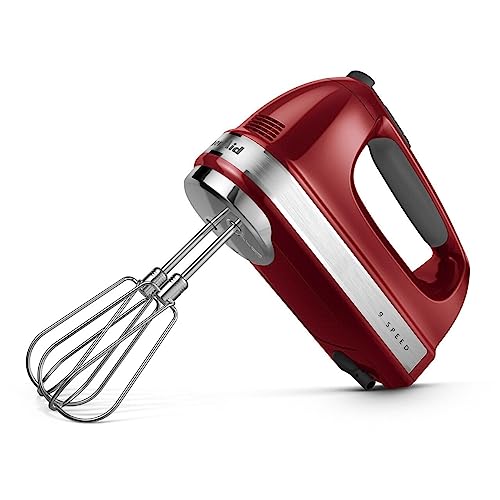 9 Speed Hand Mixer w (Empire Red / 9 Speed / Mixer)