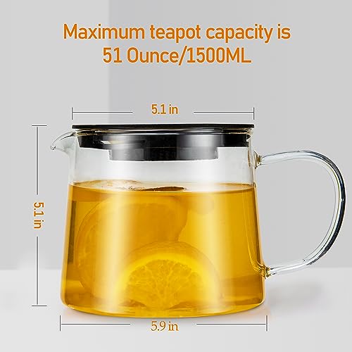 Glass Teapot 51oz (Teapot 51oz)