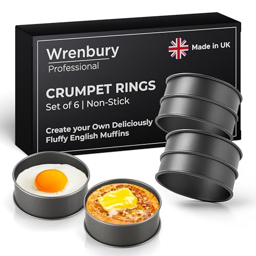 Crumpet Rings Nonstick 3.5 inch
