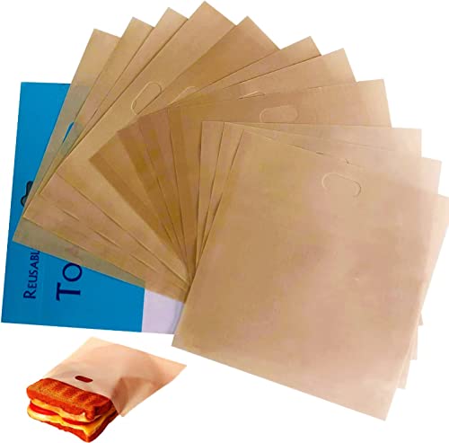 Reusable Toaster Bags 12 Pack Non (Mixed Set)