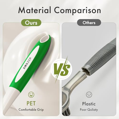 Dish Brush with Handle (Green+green / 2 Pack)