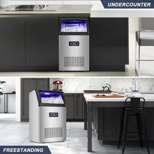 Commercial Ice Maker Machine 150LBS (Stainless Steel)
