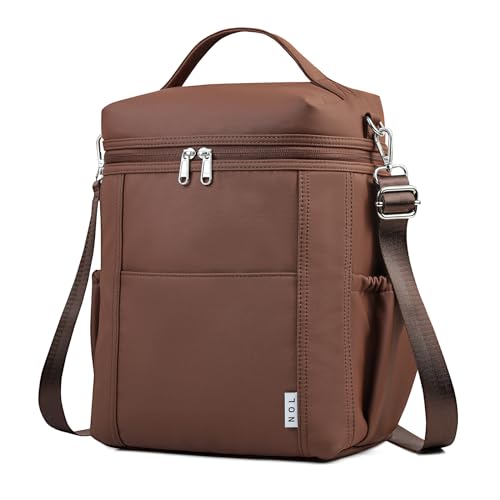NOL Insulated Lunch Bags for Women Cooler Bag Lightweight Nylon Waterproof Lunch Box for Work