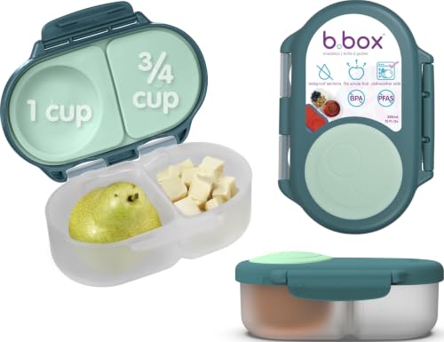 Snack Box Snack Containers for Kids (1-pack / Emerald Forest)