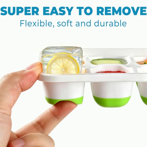 Silicone Ice Cube Tray (4 Kaki)