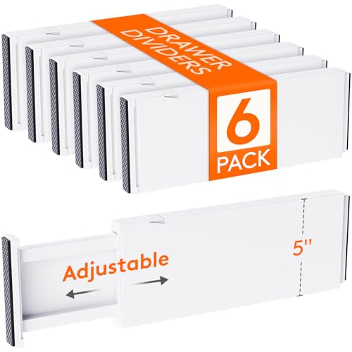 5" Tall Upgrade Drawer Dividers (5"H, 13.5-22"L)