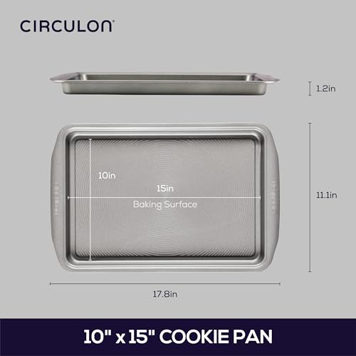 Nonstick Bakeware (10" x 15" / Gray)