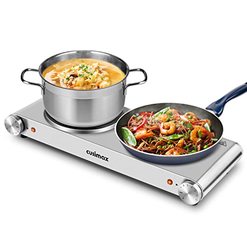Hot Plate Electric Double Burner (Silver / Double)