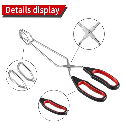 Stainless Steel Scissor Tongs 9.25 (9.25-Inch/11-Inch/13-Inch)