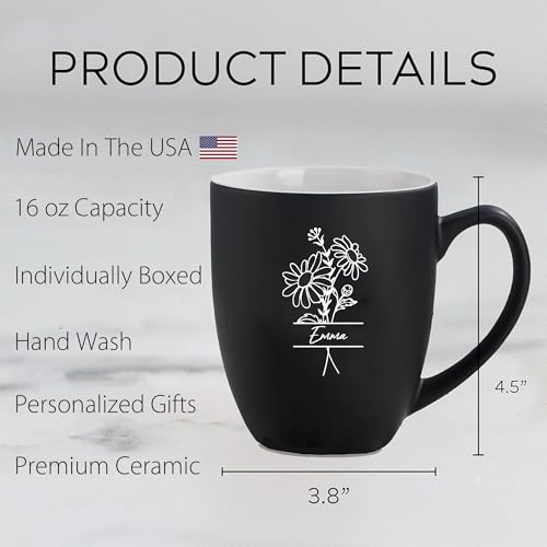 Personalized Coffee Mug (Brith Flower / Coffee Mug)