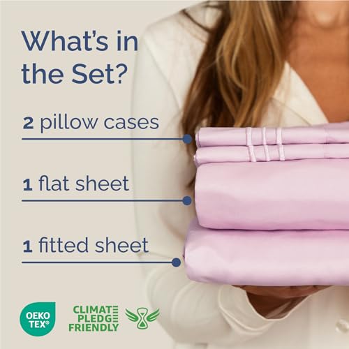 Full Size 4 Piece Sheet Set (32 - Light Pink / Full)