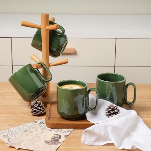 Ceramic Coffee Mug Set (Green)