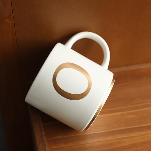 Monogram Ceramic Mugs (gold-O)