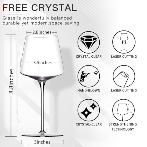 Red Wine Glasses Set of 4 (4 Count)