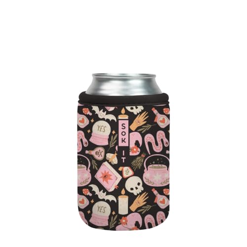 CanSok Sleeve for Beer & Soda Insulated Neoprene Cover (Spellbound / 12oz Can Sleeve)