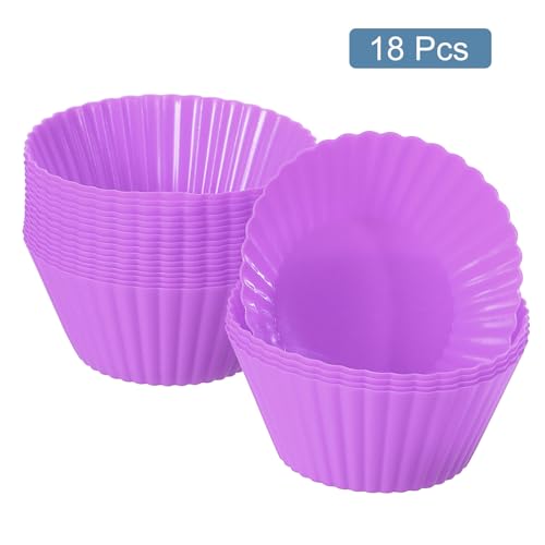 18Pcs Silicone Cupcake Liners