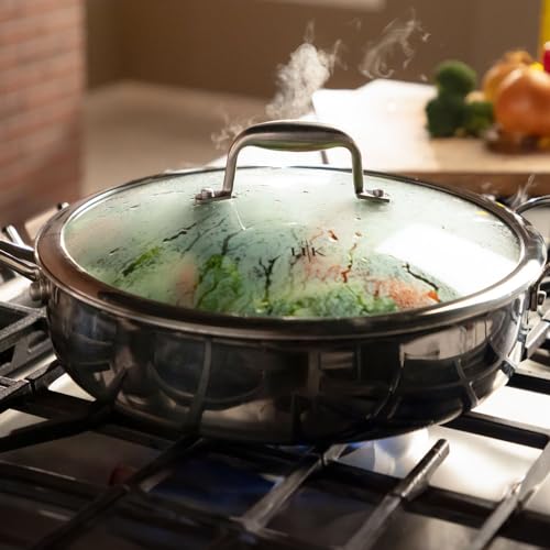 Hybrid 4 Qt Sauté Pan and lid (4 Quarts)