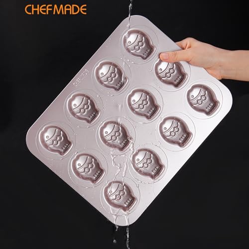 12 Cup Fish Cake Pan Non (06 - Fish 12 Cups)