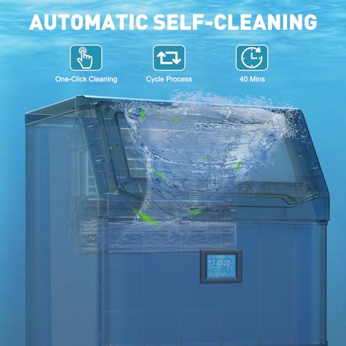 Commercial Ice Maker Machine 550LBS (Clear Ice Cubes - 550LBS/24H)