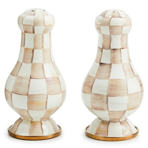 Salt & Pepper Set (Mocha Check / Large)