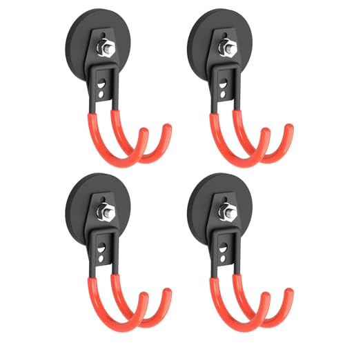 Large Heavy Duty Magnetic Hooks (Medium J/4pack13-65lbs)