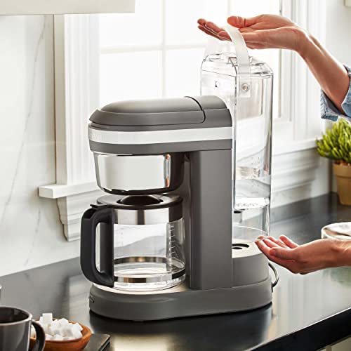 12 Cup Drip Coffee Maker (Matte Grey / 12 Cup Drip Coffee Maker with Warming Plate)