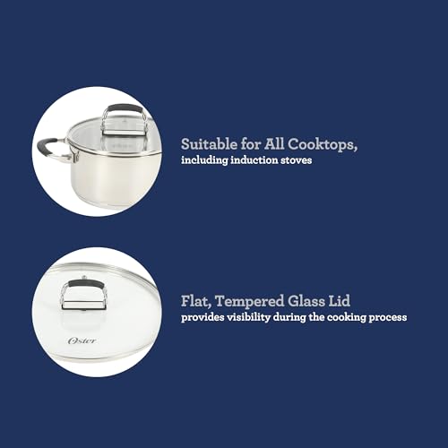 Platinum Silverbolt 6 Piece Stackable Space (Stainless (Silverbolt) / 6-Piece Cookware Set)