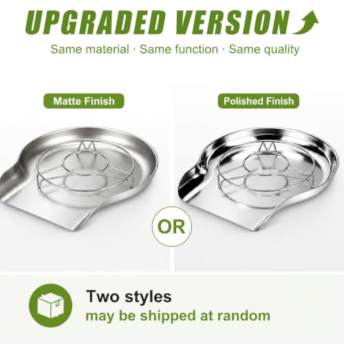 Colander and Strainer Self Drainer Base Plate Stainless Steel for Kitchen
