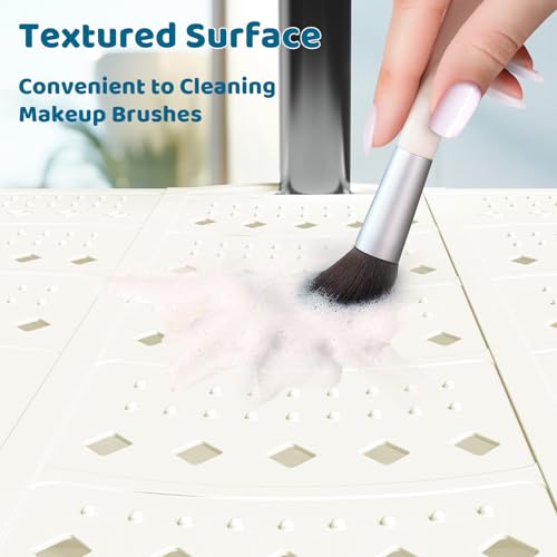 Foldable Silicone Bathroom Sink Cover & Makeup Mat