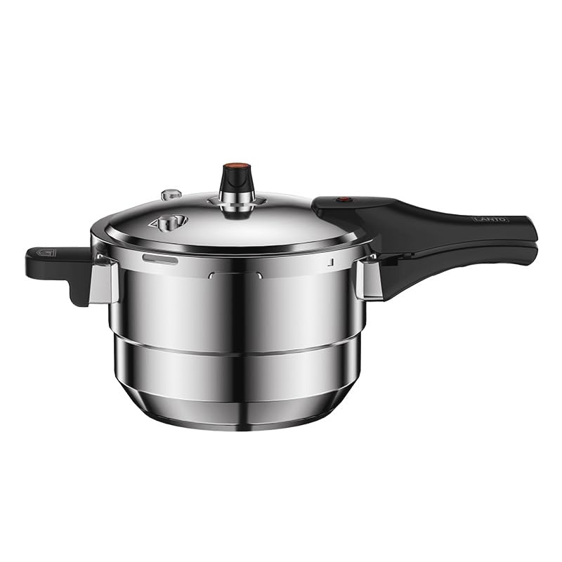80Kpa Pressure Cooker Stainless Steel 8L Large Capacity (8.5 Quarts / Stainless steel)