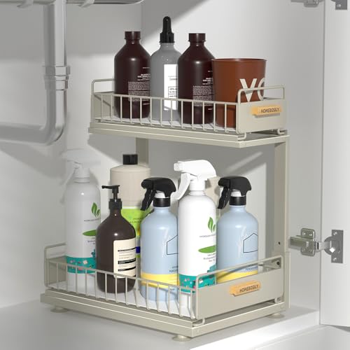 Under Sink Organizer (Double Layer / Grey-1 Pack)
