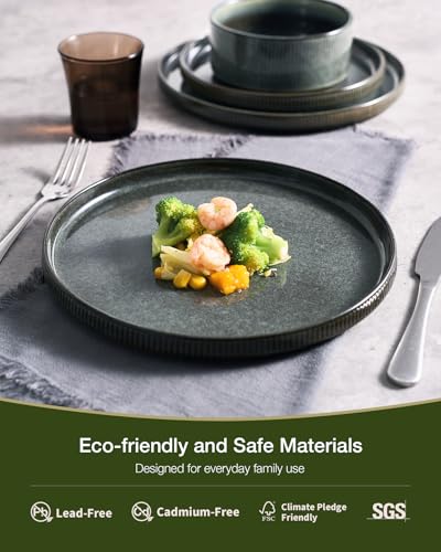 Star Dinnerware Sets with Mugs (Deep Forest)