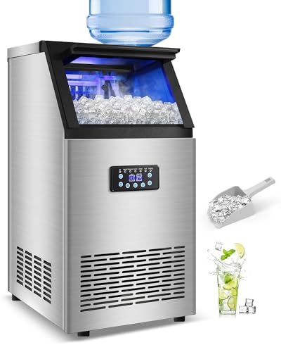 Commercial Ice Maker Machine 120LBS (Stainless Steel)