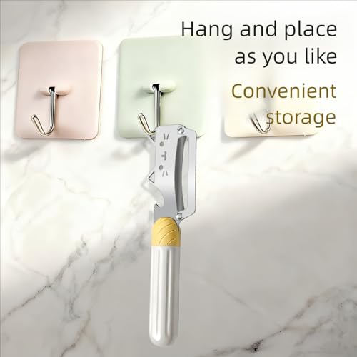 Vegetable Peeler Ergonomic Handle stainless steel Blade for Potato (Standard / Silver/White /Yellow)