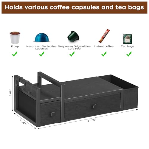 Coffee Pod Drawers (Black)