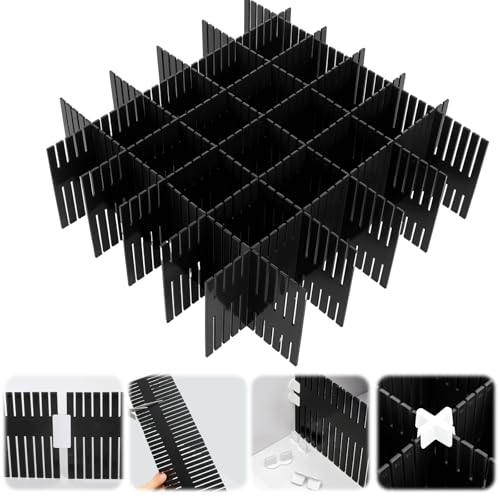 15 Pcs 5.12 Tall Drawer Divider Adjustable Drawer Organizer (15 Count)