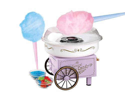 Vintage Hard and Sugar Free Candy Countertop Cotton Candy Maker (Lavender)