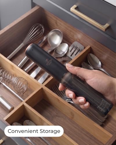 Rechargeable Milk Frother Handheld (Dark Black Copper / Rechargeable Z1 Motor Max)
