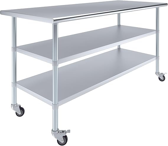72x30 Heavy Duty Work Table (72" Long x 30" Deep)