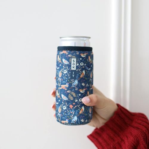CanSok Sleeve for Beer & Soda Insulated Neoprene Cover (Early Birds / 12oz Can Sleeve)