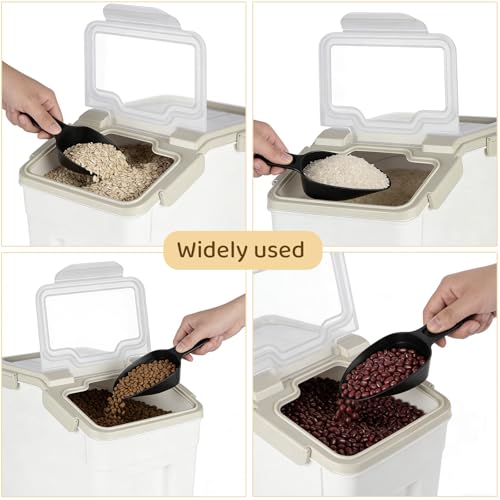 50 Pound Large Food Grade Container for Rice Flour Sugar (50lbs)