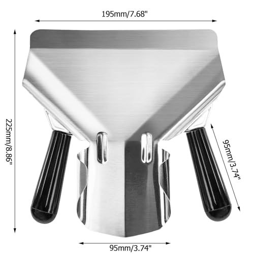 Stainless Steel French Fry Popcorn Scoop