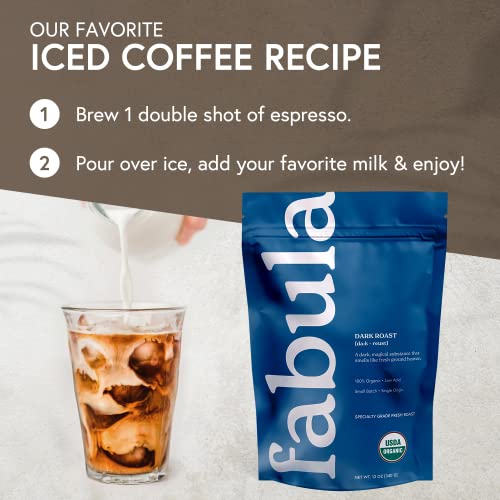 Coffee Dark Roast Freshly Ground (12 Ounce (Pack of 1))