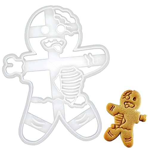 Zombie Gingerbread Man cookie cutter