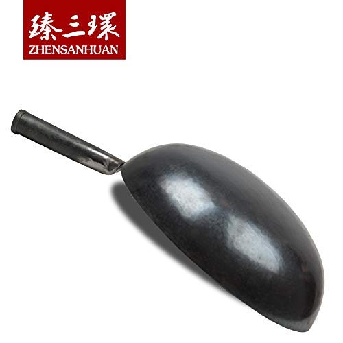 ZhenSanHuan HandHammered Carbon Steel Stir Fry Wok NoCoating