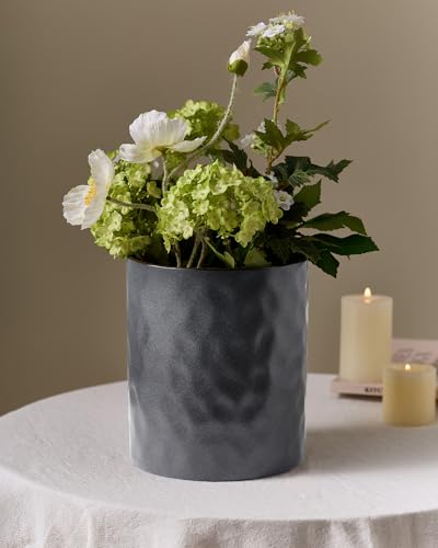 Ceramic Utensil Holder (Matte Dark Charcoal)